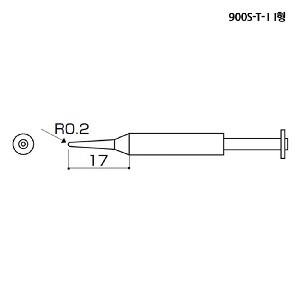 HAKKO Soldering Tips 900S-T-I, Tip for the 900S